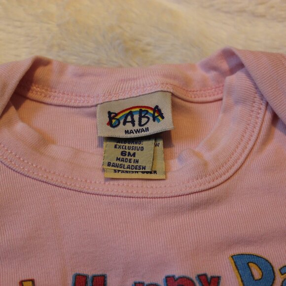 Pink Maui Baby Girl Onesie 6 Months - Picture 3 of 4